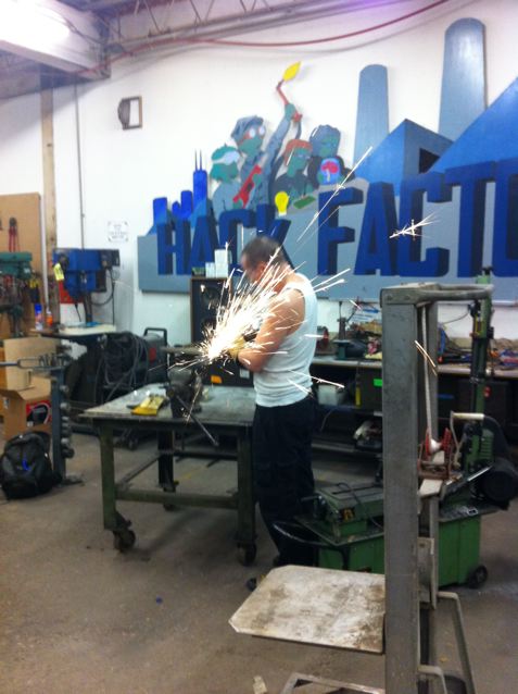 Aaron grinding